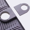 thumbnail image 6 of 10.6x4.3Inch Silicone Faucet Mat,Faucet Handle Drip Catcher Tray Mat for Kitchen Counter,Bathroom,Kitchen Sink Splash Guard-Grey, 6 of 7