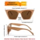 thumbnail image 5 of Gafas de sol FEISEDY Trendy Vintage Square Cat Eye UV400 B2473, 5 of 9