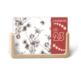 thumbnail image 1 of White Flowers Drawing Art Desk Calendar Desktop Decoration 2023, 1 of 3