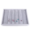 thumbnail image 2 of Velvet Stackable Jewelry Tray 32 Grids Earrings Organizer Display Showcase Jewelry Storage trays, 2 of 6