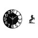thumbnail image 1 of Reloj de pared grande,Reloj de pared acrílico silencioso y moderno,Reloj de pared grande para oficina,silencioso,fácil de leer y sencillo.,Estatua de caballo,Estatua de caballo,escultura, 1 of 8