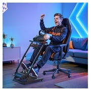Racing Wheel Stand, Adjustable Foldable Simulator Cockpit for Logitech G29 G27 G920 G923, Thrustmaster T300 T248, Compatible with Pedals - Gaming Accessories