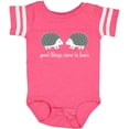 thumbnail image 3 of Inktastic Twin Hedgehogs Baby Boys or Girls Baby Bodysuit, 3 of 5