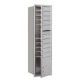 thumbnail image 2 of Salsbury Industries Recessed Private 9 Door Front Load or Rear Load 4C Horizontal Mail Center with 1 Parcel Locker, 2 of 4