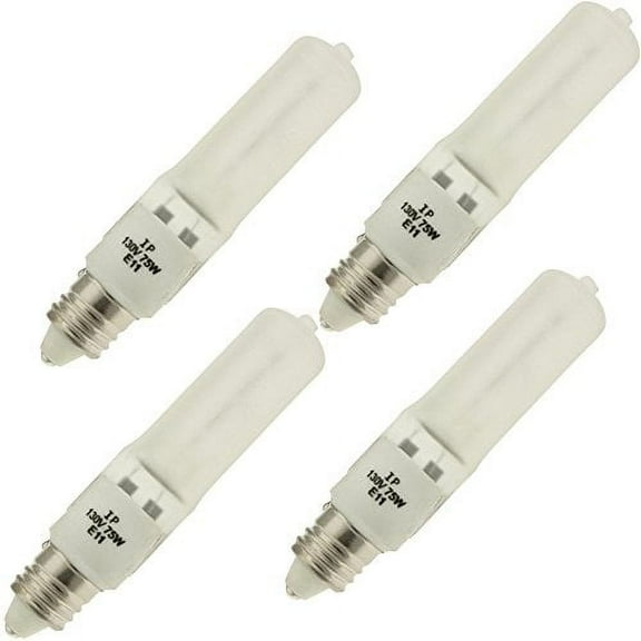 Industrial Performance Q75/FR/MC 130V, 75 Watt, T4, Miniature Candelabra (E11...