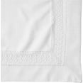 thumbnail image 4 of Violet Linen Splendour Exquisite Macrame Lace Border Pattern, Polyester Embroidered Lace, White, 70 Inch by 180 Inch, Seats 16 to 18 people Tablecloths, 4 of 7