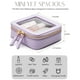 thumbnail image 3 of Bolsa de cosméticos Popvibe Mini Clear Makeup de piel morada, 3 of 8