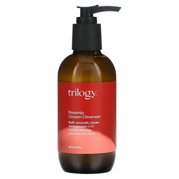 Trilogy Rosehip Cream Cleanser, For All Skin Types, 6.76 fl oz (200 ml)