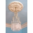 thumbnail image 3 of 18 inch x 18 inch x 1-5/8 inch Shell And French Twist Polyurethane Ceiling Medallion Single Pack, 3 of 6
