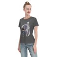 thumbnail image 4 of Women's Basic Short Sleeve T-Shirt Conan and Kaito Kidd, 4 of 6