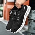 thumbnail image 2 of Men's casual shoes Spring breathable mesh fabric lightweight EVA non-slip soles men's sports shoes Valentine's Day to send husband shoes, 2 of 8