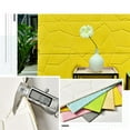 thumbnail image 7 of 3D Brick Wallpaper, 60*60cm Geometric Patterns Brick Pattern 3D Wall Stickers, Self- Adhesive 3d Wall Decor Panels for Living Room, Bedroom,20pcs, 7 of 7