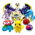thumbnail image 2 of Figuras originales de Pokemon Poke Ball modelo Pikachu Lunala Charizard MODELO DE figura de acción muñecas juguetes para regalos de cumpleaños de niños Gao Jinjia LED, 2 of 2