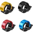 thumbnail image 1 of 4 pieces Bicycle Bell, Waterproof Bicycle Bell, Adult Children's Bicycle Bell, Bicycle Bell for Handlebars, Metal Bicycle Bell, Mini Sound Bicycle Bell for MTB Bike, Waterproof, 1 of 5