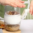 thumbnail image 3 of Casewin Nut Chopper Grinder, Manual Nut Grinder Multifunctional Dried Fruit Crusher Peanut Masher Nut Chopper Peanut Grinding Device for All Nuts Walnut Pecan Gray, 3 of 6