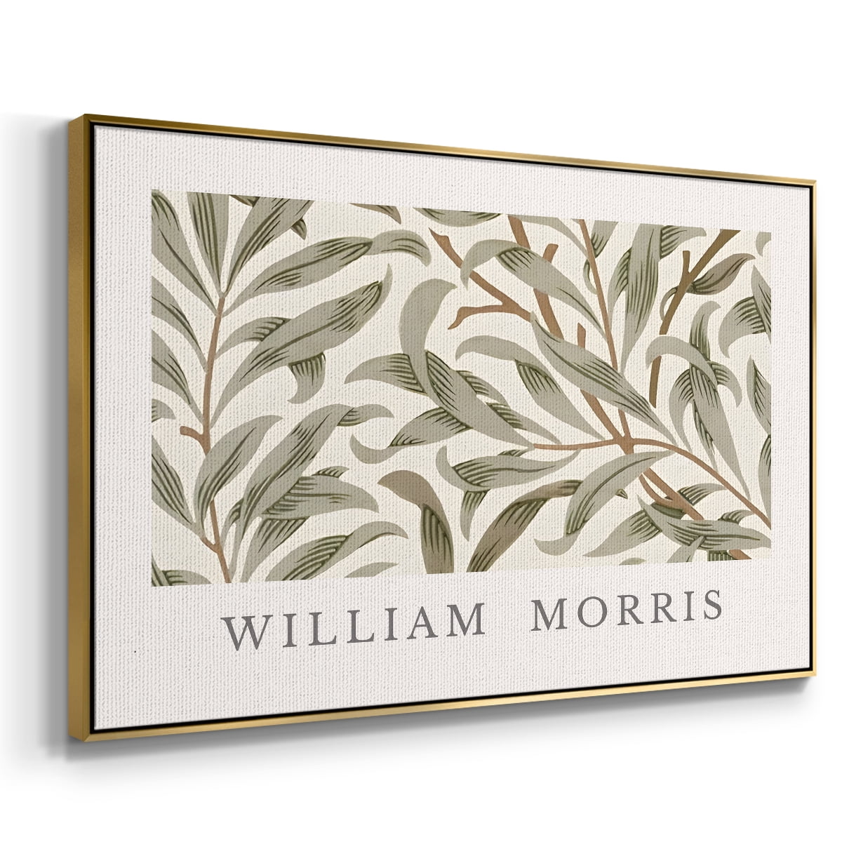 Vintage Botanical Print-LXIII By Wexford Home Framed in Gold Wood Gallery Wrapped Canvas 25 in. x 37 in.