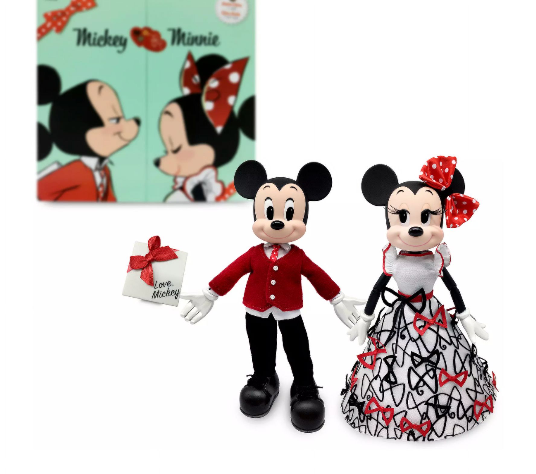 Disney Mickey and Minnie Limited Edition Valentine's Day Doll Set New with  Box