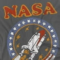 thumbnail image 3 of Nasa Retro Shuttle Women's Boxy Cropped T-Shirt Casual Graphic Tee, 3 of 6