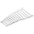 thumbnail image 3 of Combination Spanner  Double Head Spanner  Double Ended Spanner  Socket Wrench  Machinist Tool 14pcs 8-24mm Combination Wrench Set Metric Ratchet Socket Spanner Nut Driver Repair, 3 of 7