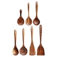 thumbnail image 4 of SEWCHICS Tea Scoops Wooden Spoon Assorted Color 7-Pcs, 4 of 8