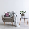 thumbnail image 5 of Stupell Industries Black & Pink Introvert Phrase Decorative Printed Throw Pillow, 18 x 18, 5 of 8