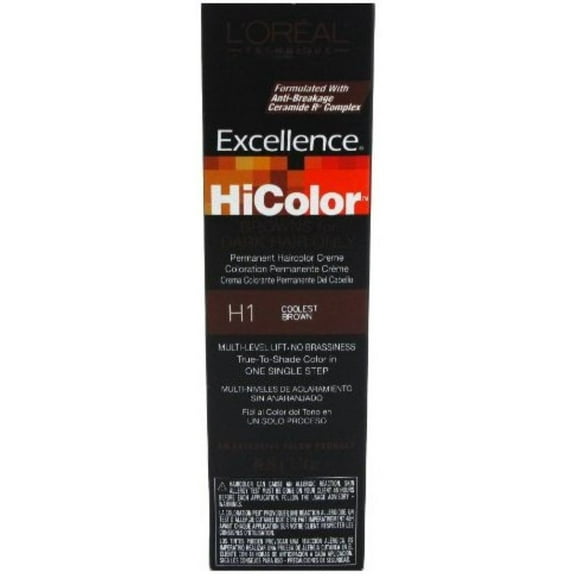 L'Oreal Paris Excellence HiColor Coolest Brown, 1.74 Ounce