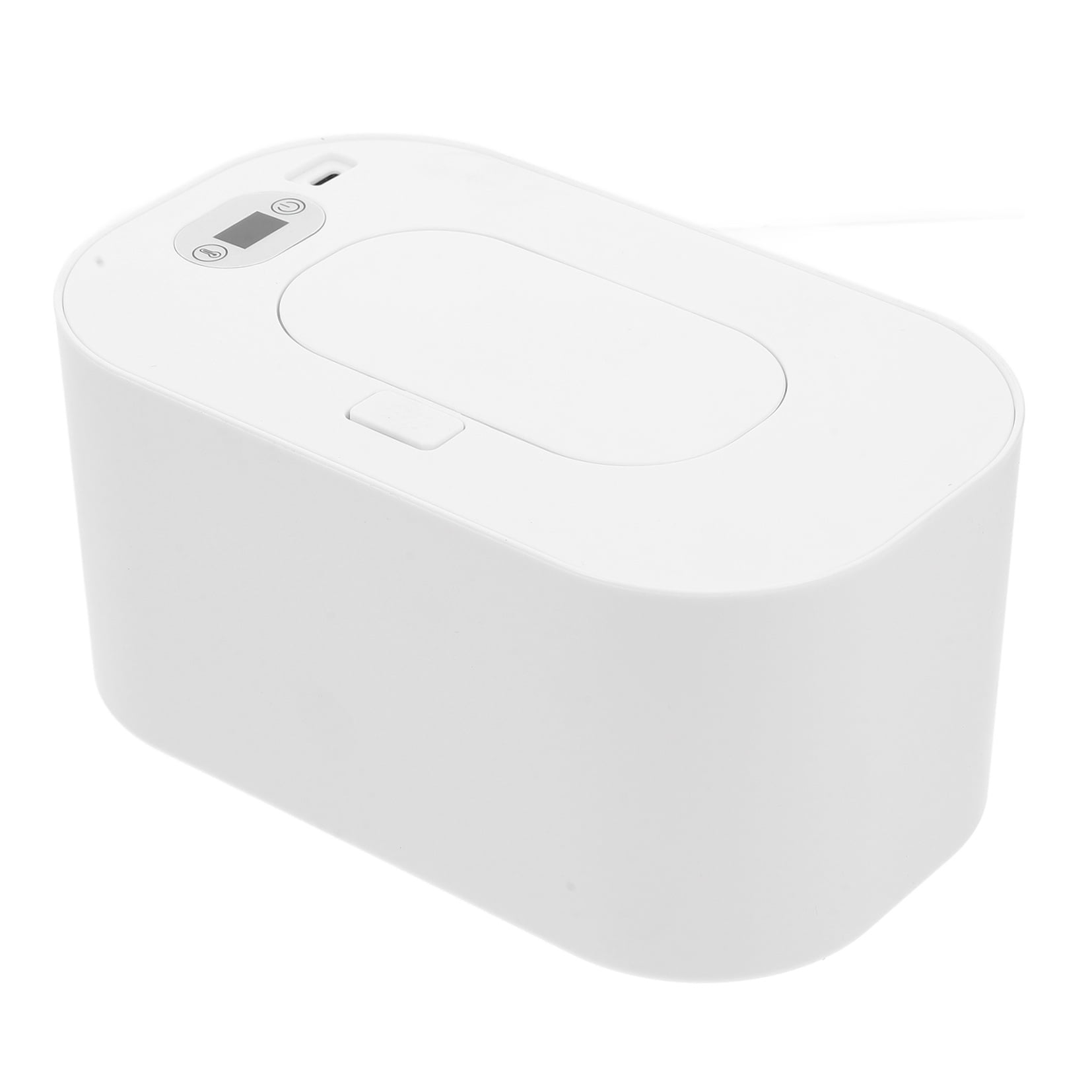 Pawsdot Portable Wipe Warmer Instant Temperature Display Home Use White 1Set