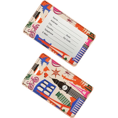 Designer Luggage Tag, 2pk TR1274 