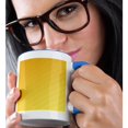 thumbnail image 2 of 3drose, Abstract Geometric Gradient Simple Striped Pattern Background Design, 11oz Two-tone Blue Mug, 2 of 6