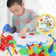 thumbnail image 2 of Electric Drill Screw Combination Nut DIY Building Block Disassembly Puzzle Suitcase Educational Children's Family Toys heqiyong LED, 2 of 2