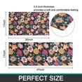 thumbnail image 7 of Pioneer Flower Floral Print Pattern Kitchen Rugs Sets Of 2,Anti Fatigue Kitchen Mat Rugs Non Slip Washable,Decorative Kitchen Floor Mats for Kitchen,Sink,Laundry,17"x30"+17"x47", 7 of 7