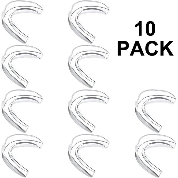 Sport Mouth Guards Teeth Armor Athletic Mouthguards for Football Boxing Basketball Hockey Taekwondo Kickboxing Fit Any Mouth Size Custom Fit (10 Packs)