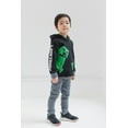 thumbnail image 5 of Minecraft Creeper Little Boys Fleece Pullover Hoodie and Pants Outfit Set Little Kid to Big Kid, 5 of 5