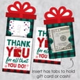 thumbnail image 3 of Big Dot of Happiness Holiday Thank You - Christmas Appreciation Money and Gift Card Sleeves - Nifty Gifty Card Holders - Set of 8, 3 of 8