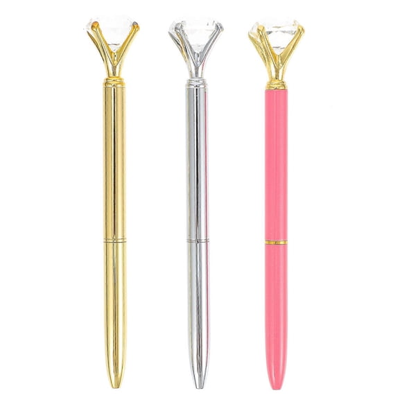 Decorative Pens for Women 3Pcs Assorted Color Smooth Writing Lightweight Everyday Use for Students