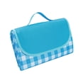 thumbnail image 1 of Ganfancp Manta de Picnic, Manta de Arena Impermeable Plegable, 57 X 70 Pulgadas, Manta de Picnic Supergrande para Playa, Camping, Senderismo, Viajes, Aire Libre, Concierto Familiar Ofertas Del Día Li, 1 of 2