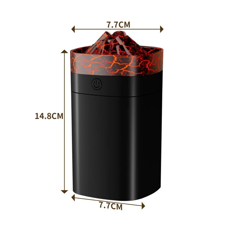 Humidifiers for Bedroom,Cool Mist Humidifier, 400ML, 6-12 Hours Runtime, 7 Color Lights, 2 Modes,for Home, Office, Baby Nursery,Black