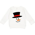 thumbnail image 2 of Inktastic Snowman with Top Hat and Carrot Nose Toddler Sweatshirt, 2 of 4
