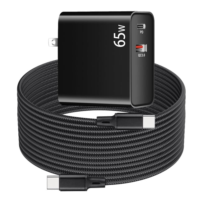 Cargador PD USB C Super Fast VR de 65 W para Meta Oculus Quest