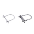 thumbnail image 4 of Riwesomey Pernos de abrazadera en forma de U de acero inoxidable M8, pieza de repuesto, pernos en U, industria profesional de accesorios de mantenimiento Herramientas y ferretería M8x27x54 Riwesomey TO010536-01, 4 of 6