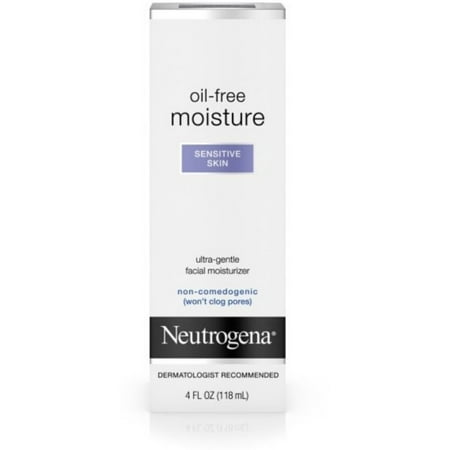 Neutrogena Oil-Free Moisture Facial Moisturizer, Sensitive Skin 4 oz