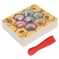 thumbnail image 1 of Juego de combinación de abejas, juego de combinación de abejas, juego de abejas de madera, juguete de abeja resistente y resistente, 1 of 8