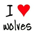 thumbnail image 3 of CafePress - I LOVE Wolves Mug - 11 oz Ceramic Mug - Novelty Coffee Tea Cup, 3 of 6