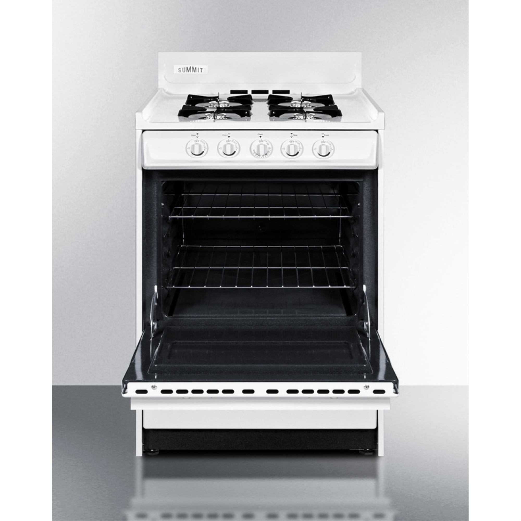24" Wide Propane Gas Range, Battery Start
