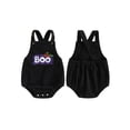 thumbnail image 6 of RUINIXCW Baby Halloween Cosplsy Overalls Pumpkin Ghost Letter Embroidery Sleeveless Romper Jumpsuit Suspender Pants for Toddler, 6 of 9