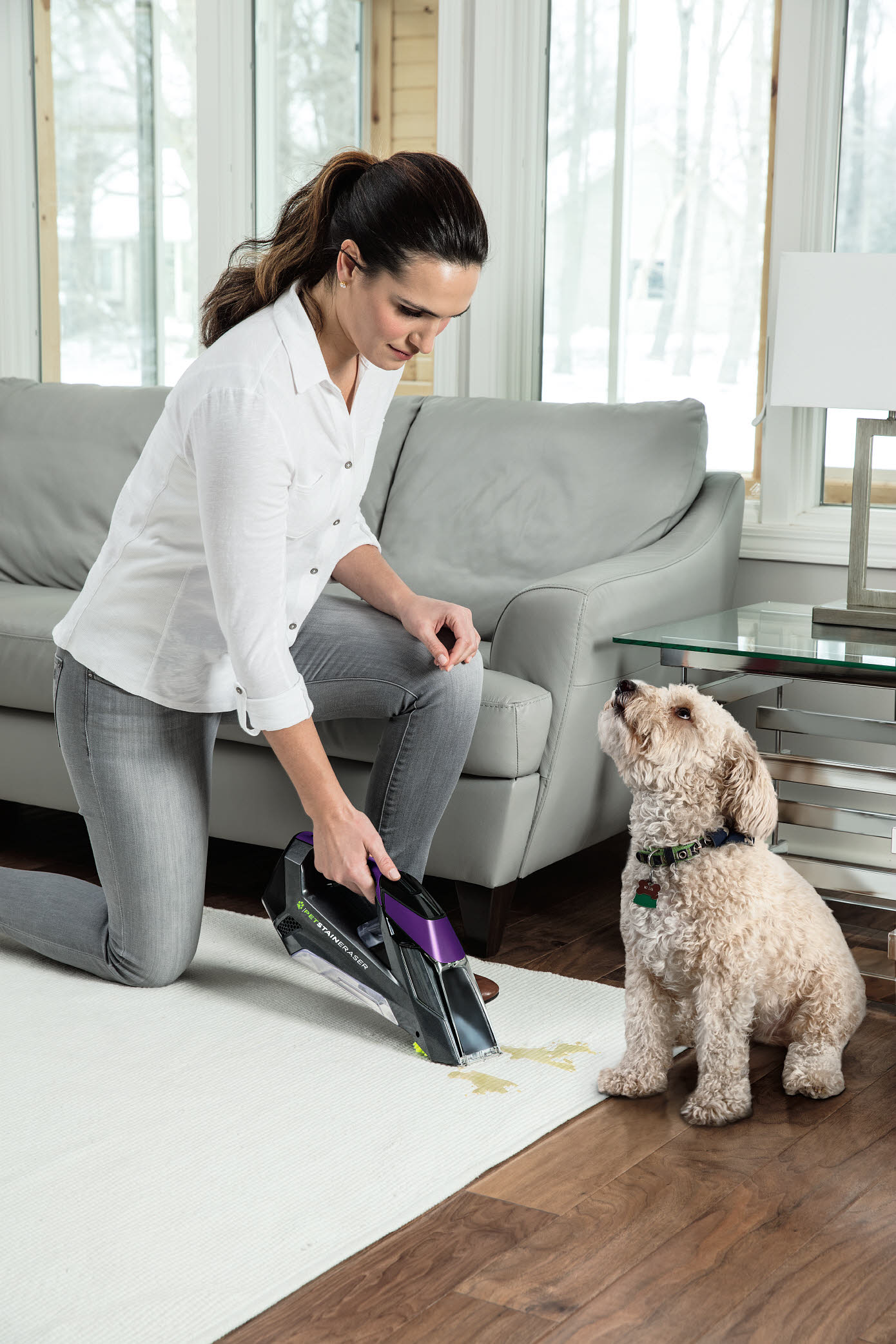 BISSELL Pet Stain Eraser Advanced Cordless Portable Spot Carpet Cleaner, 2054 - image 7 of 14