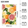 thumbnail image 2 of FORMRS 1-Subject Spiral Notebook 8" x 5" College Ruled 60 Refillable Sheet A5 Hard Cover, Citrus Leaves, 2 of 7