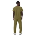 thumbnail image 2 of Adar Addition Go-Everyday Scrub Set For Men - Stylish Scrub Top & Cargo Scrub Pants - A9800 - Martini Olive - XXS, 2 of 7