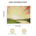 thumbnail image 3 of Orinice Sunburst Lake Precisionism Fine Art Aesthetic Poster Print Wall Painting for Classroom Kitchen Office Farmhouse Bathroom Room Decor Pictures Wall Art Painting Wall Decor for Bathroom, 3 of 6