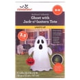 thumbnail image 4 of Ghost with Jack-o'-Lantern Tote Airblown Yard Inflatable, Multicolor, 3.5', Halloween by Way To Celebrate, 4 of 9